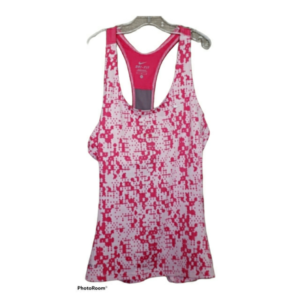 Pink Nike Dri-Fit Racerback Tank